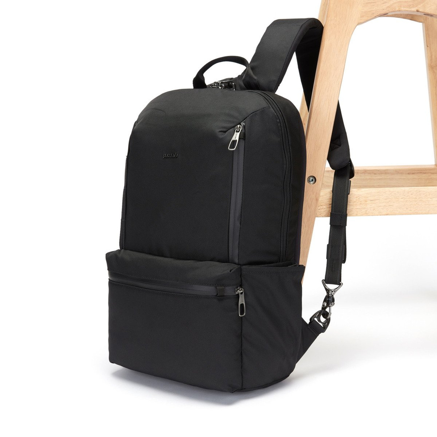 Plecak miejski antykradzieżowy Pacsafe Metrosafe X 20 l - czarny