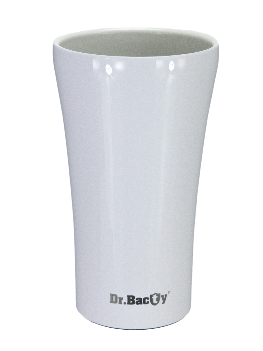 Kubek termiczny na kawę Dr.Bacty Apollo 2.0 360 ml "Lady's mantle" - White