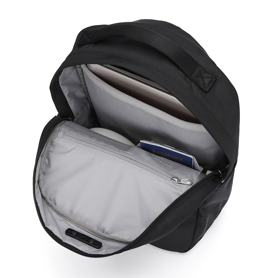 Plecak na laptopa antykradzieżowy Pacsafe Vibe 20L czarny