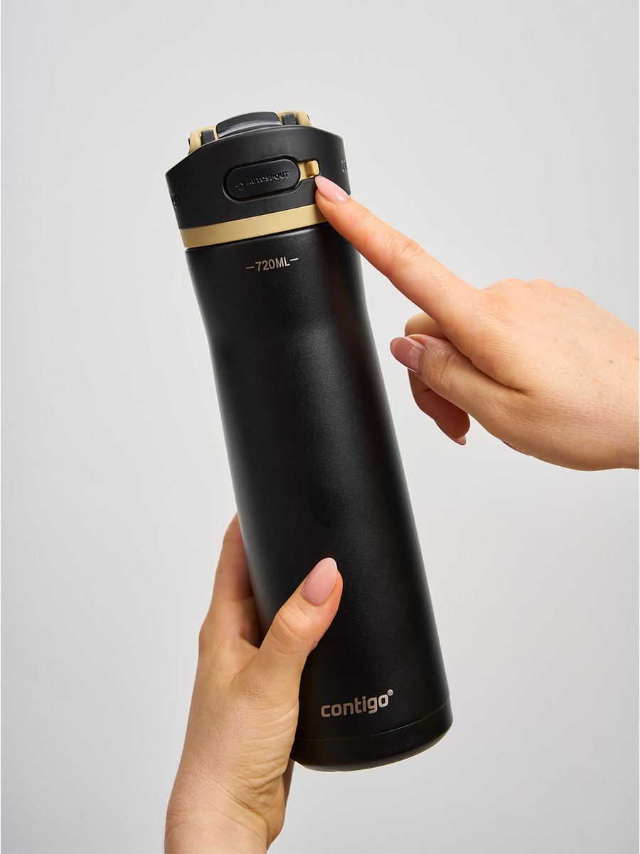 Butelka termiczna na wodę Contigo Ashland 2.0 Chill 720 ml - Licorice - Z Twoim grawerem