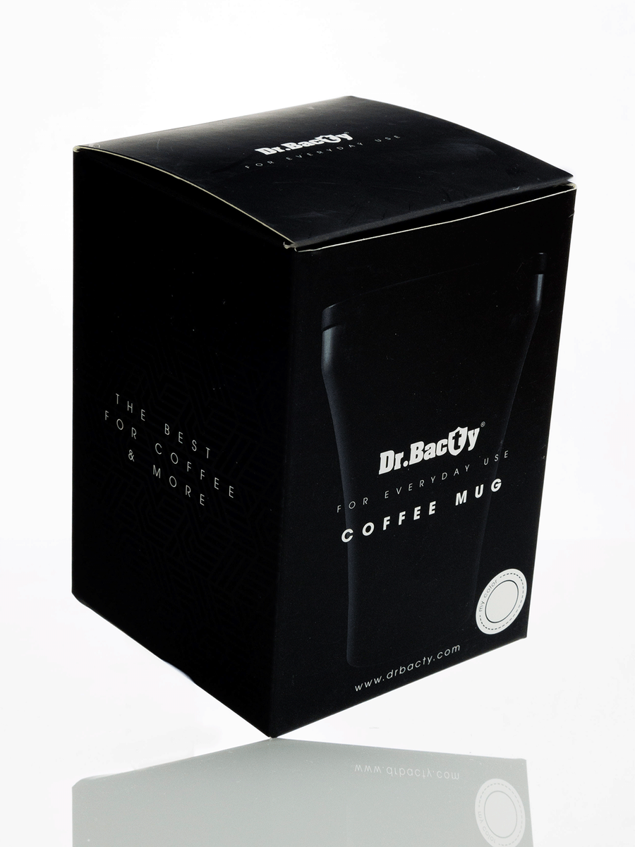 Kubek termiczny do kawy Dr.Bacty Apollo - 227 ml - biały - powystawowy