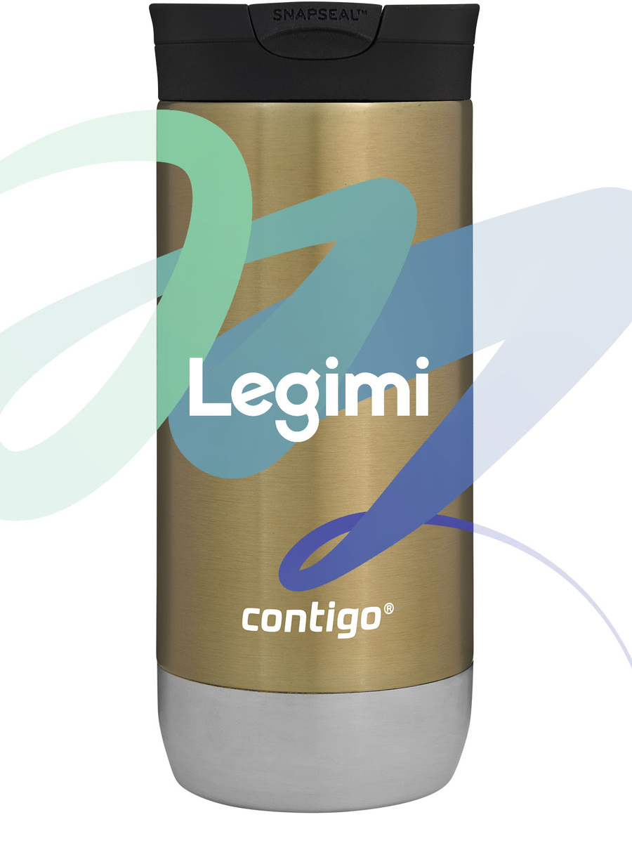 Kubek termiczny na kawę Contigo Huron 2.0 470ml - Legimi - Złoty