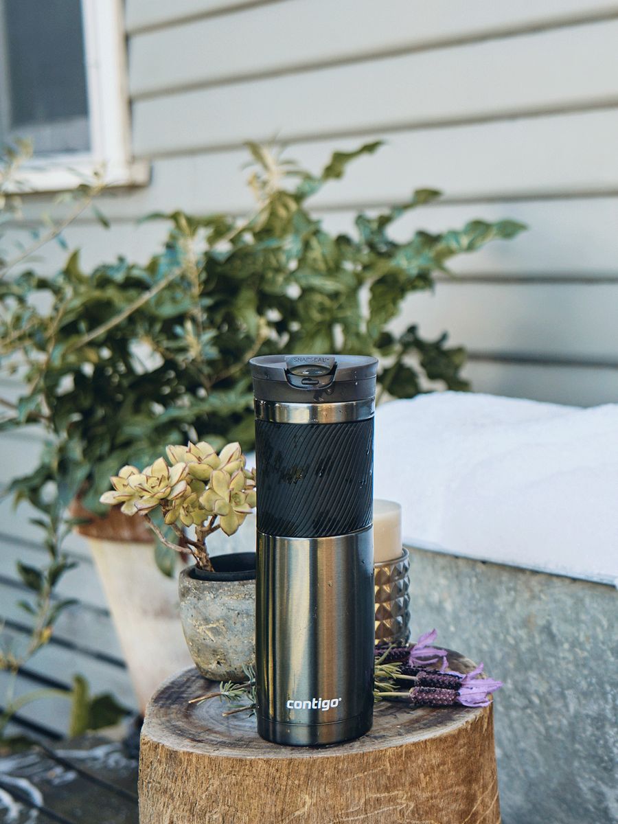 Zestaw kubków termicznych Byron 590ml - Czarny + Byron Contigo 720ml - Gunmetal