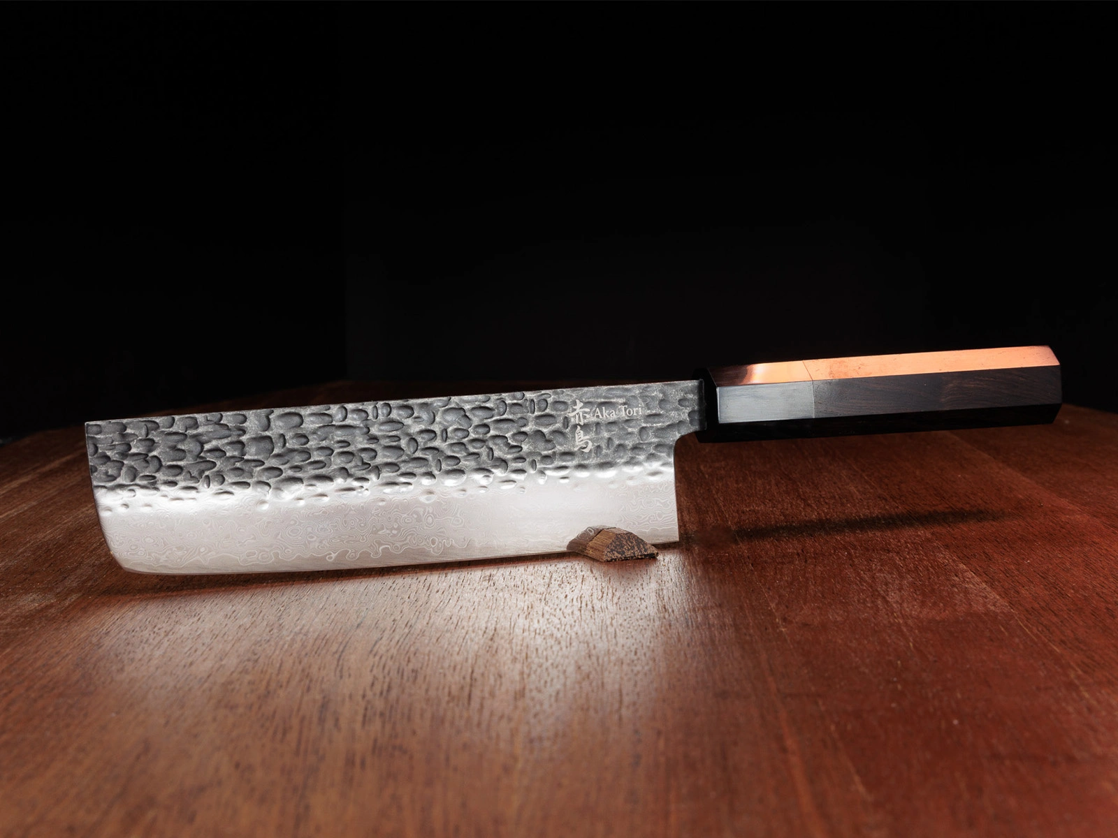 Szczegóły ostrza Nakiri Tokyo Black