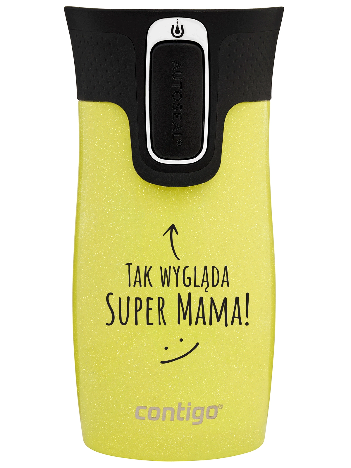 Kubek termiczny Contigo West Loop Mini 300ml Żółty Metalik