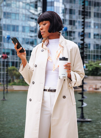 Kubek termiczny na kawę Contigo Huron 2.0 470ml - Six Seven - Salt