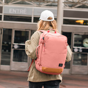 Plecak kabinowy antykradzieżowy Pacsafe Go 34 l - różowy