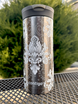 Kubek termiczny Contigo Huron 470ml -  Arabeska White - Gunnmetal