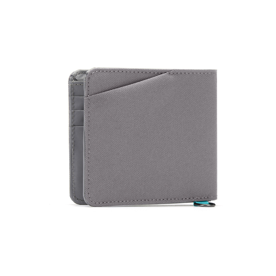Portfel antykradzieżowy mały RFID Pacsafe - szary