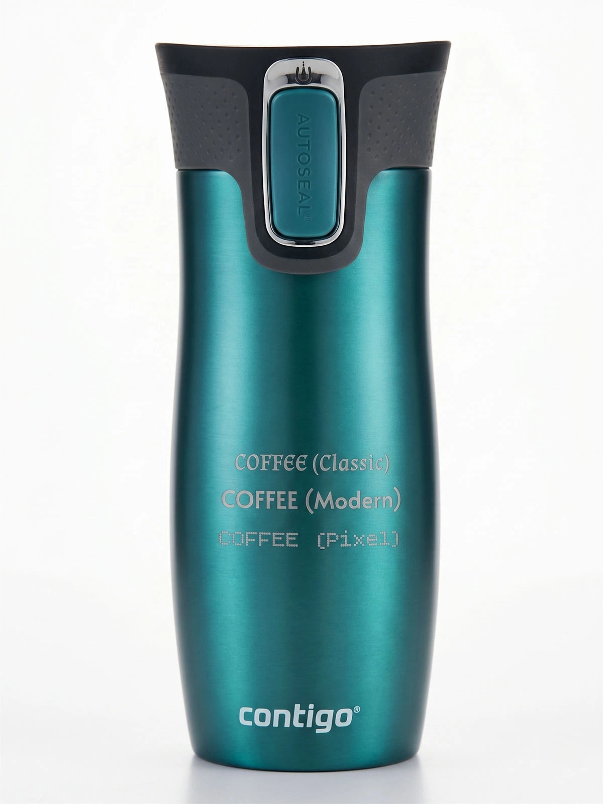 Kubek termiczny z grawerem Contigo West Loop 2.0 470 ml - Turkusowy