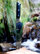 Nóż szefa kuchni Aka Tori ze stali damasceńskiej 8" - Osaka Pro