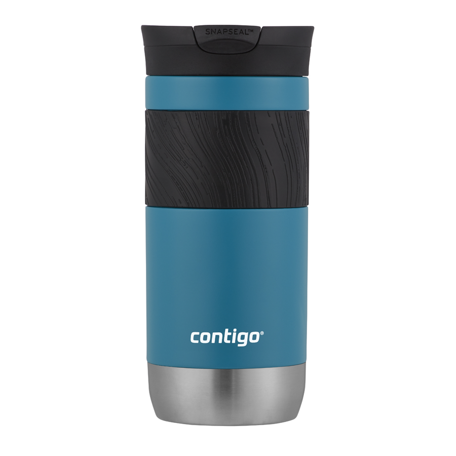 Kubek termiczny z grawerem Contigo Byron 2.0 470ml - Niebieski mat