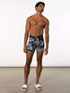 Bokserki męskie szybkoschnące SAXX VIBE Boxer Brief moro - niebieskie