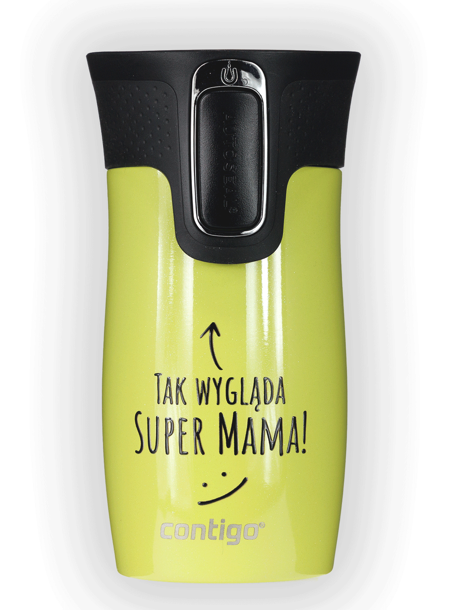 Kubek termiczny Contigo West Loop Mini 300ml - Tak wygląda Super Mama - Limelight