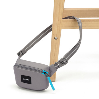 Biodrówka nerka antykradzieżowa Pacsafe Go - szara