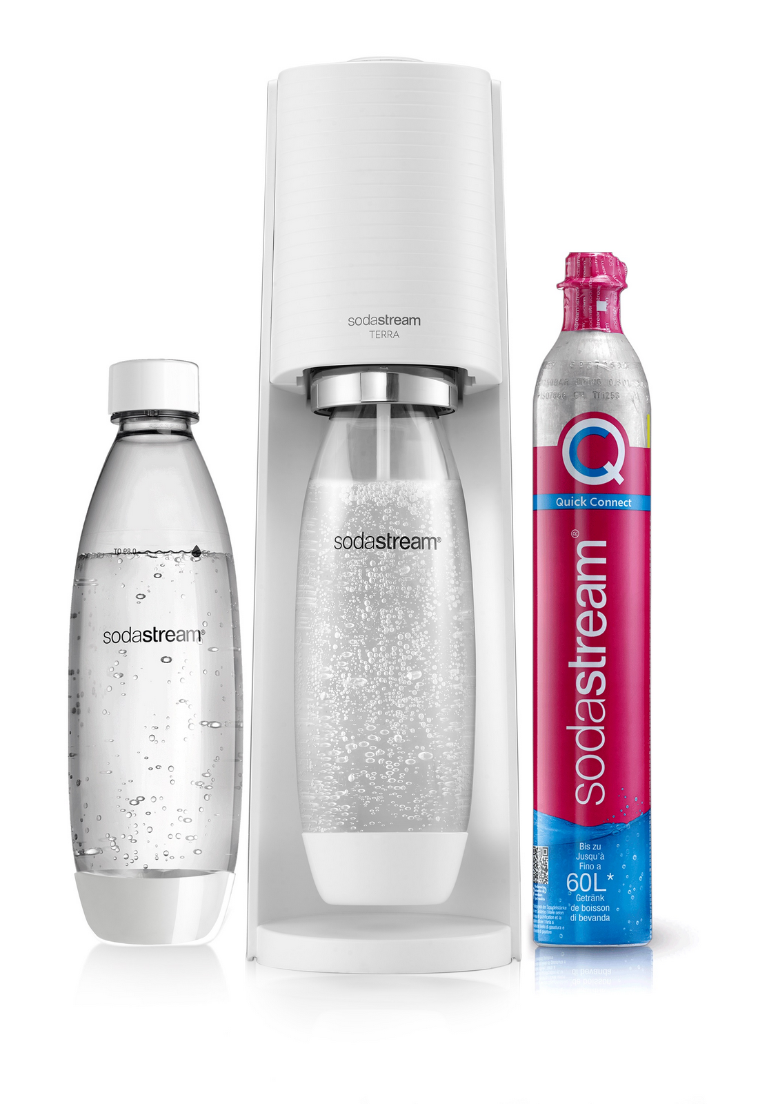 Saturator SodaStream TERRA w kolorze białym