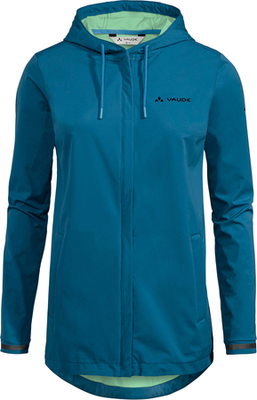 Kurtka softshell rowerowa damska Vaude Cyclist - niebieska