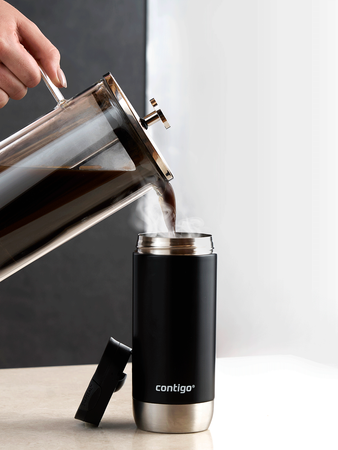 Kubek termiczny na kawę Contigo Huron 2.0 470ml - Czarny