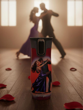 Kubek termiczny Contigo West Loop 2.0 470ml - Tango - Czerwony