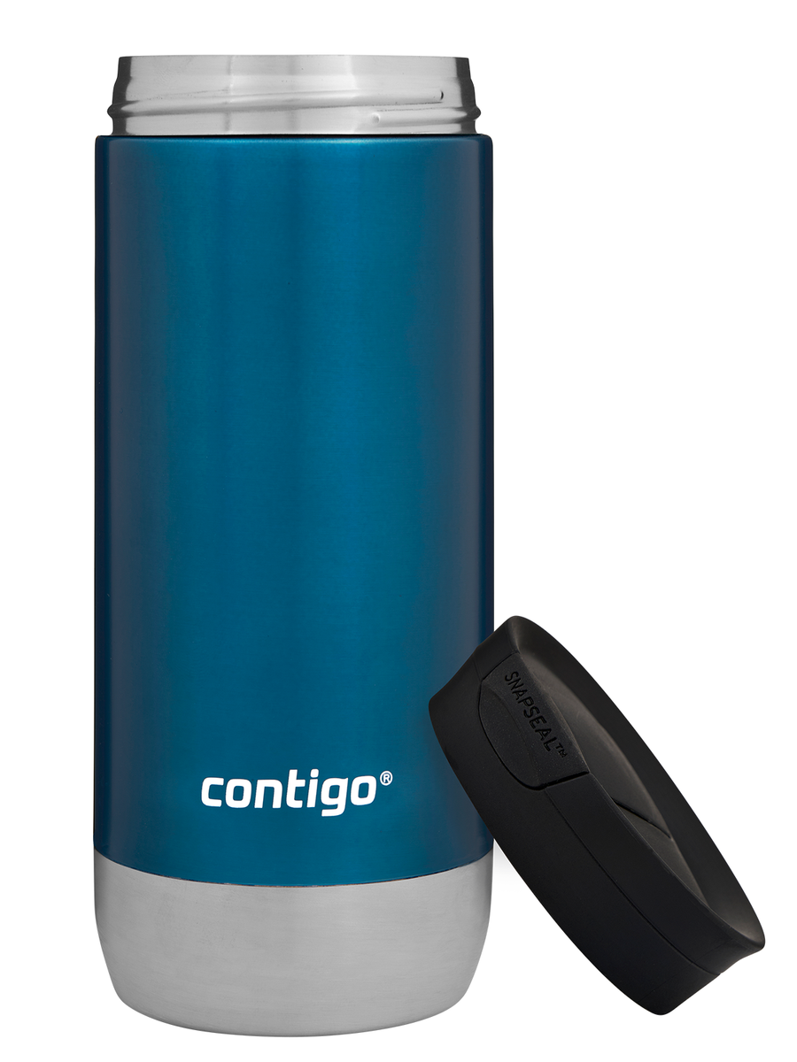 Kubek termiczny na kawę Contigo Huron 2.0 470ml - Niebieski - powystawowy