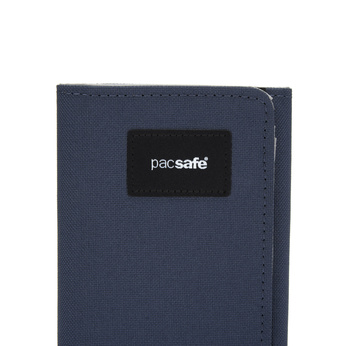 Portfel składany RFID Pacsafe  - granatowy
