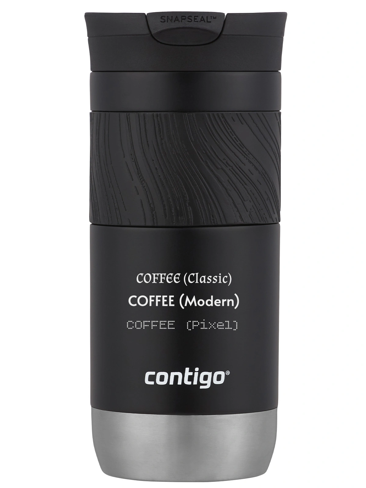 Kubek termiczny  z grawerem Contigo Byron 470ml - Czarny Mat