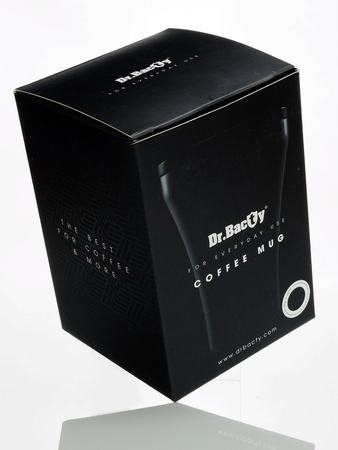 Kubek termiczny do kawy  Dr.Bacty Apollo - 227 ml - granatowy - powystawowy