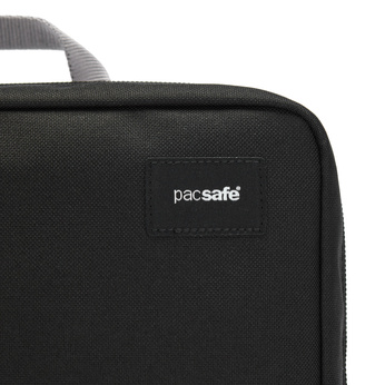 Organizer podróżny antykradzieżowy z recyklingu Pacsafe RFIDsafe - czarny