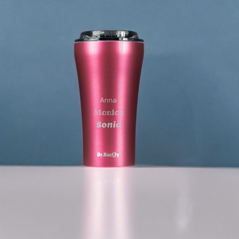 Kubek termiczny na kawę Dr.Bacty Apollo 2.0 - 360 ml - Pink - Z twoim grawerem