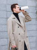 Kubek termiczny Contigo West Loop 3.0 470ml - Buldog Francuski - Biały Mat