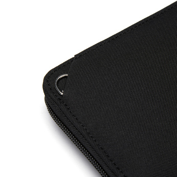Portfel damski duży RFID Pacsafe - czarny