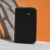 Portfel antykradzieżowy męski duży RFID Pacsafe - czarny