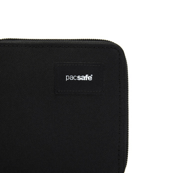 Portfel antykradzieżowy męski mały RFID Pacsafe - czarny
