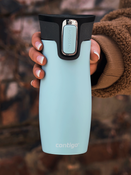 Kubek termiczny Contigo West Loop 2.0 470ml - Błękitny Mat + Pudełko