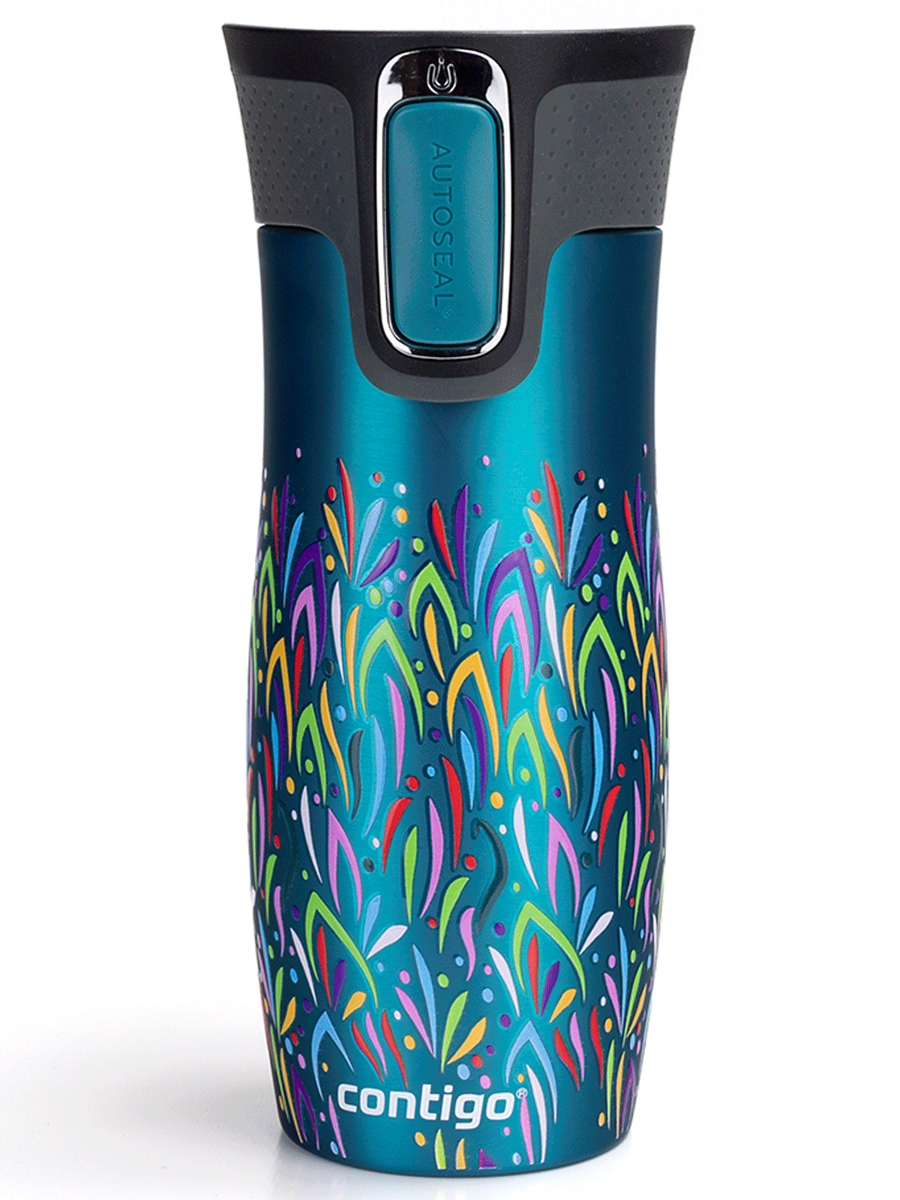 Kubek termiczny Contigo West Loop 2.0 470ml - Floresy - Biscay Bay