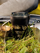 Kubek termiczny do kawy Dr.Bacty Apollo - 227 ml - Mont Blanc - czarny