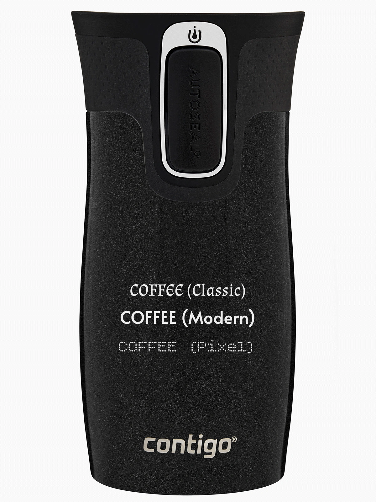 Kubek termiczny z grawerem Contigo West Loop Mini 300ml Czarny Metalik