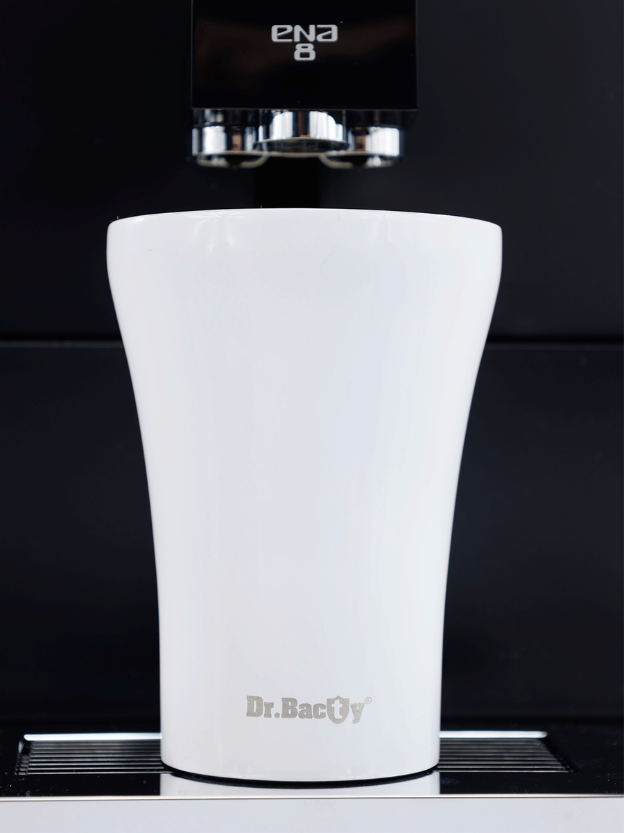 Kubek termiczny do kawy Dr.Bacty Apollo - 227 ml - biały - powystawowy