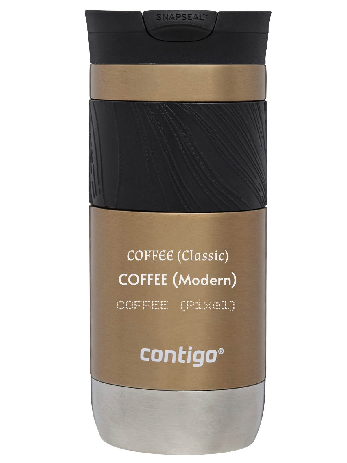 Kubek termiczny  z grawerem Contigo Byron 470ml - Czarny Mat