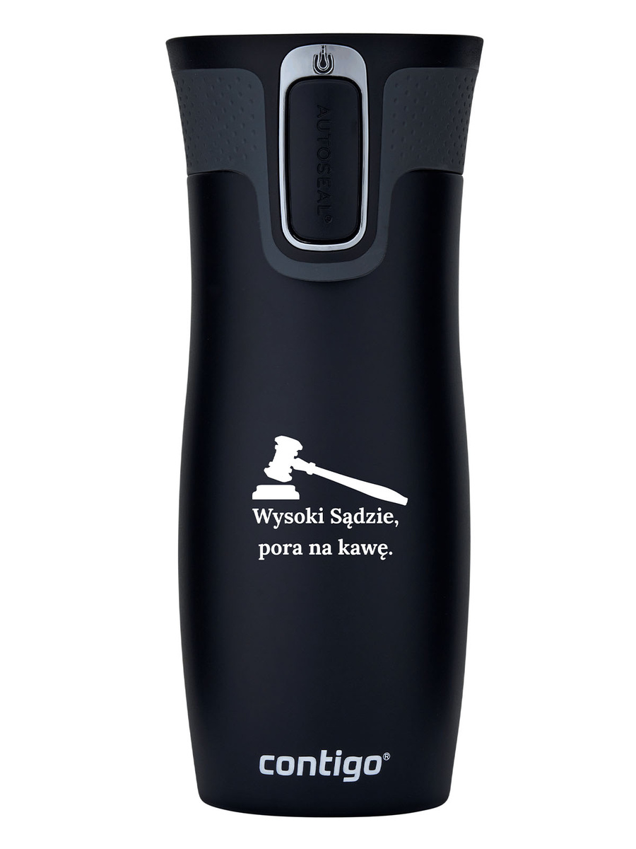 Kubek termiczny dla Sędziów - Contigo West Loop 2.0 • 470 ml • czarny