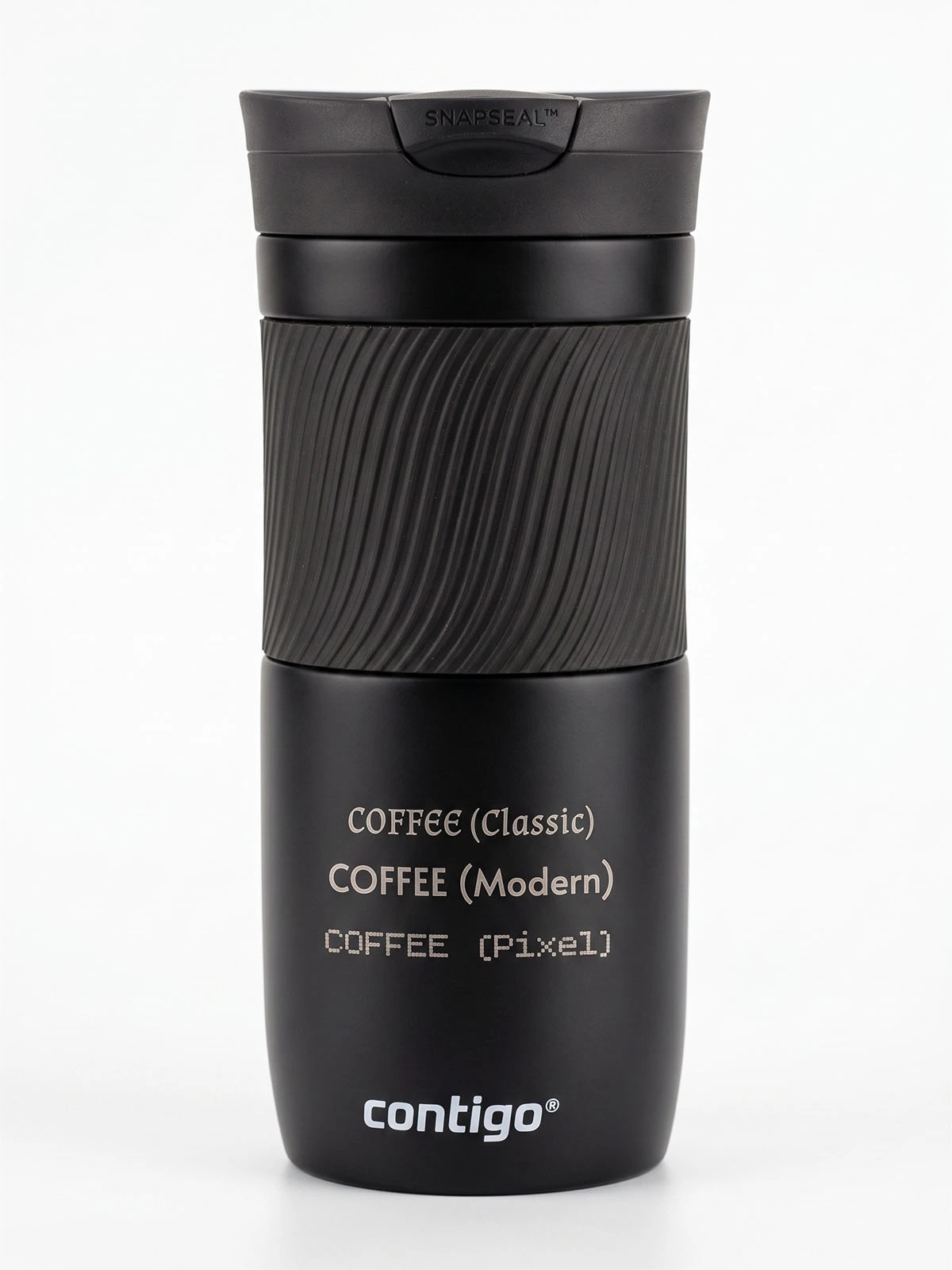 Kubek termiczny  z grawerem Contigo Byron 470ml - Czarny Mat
