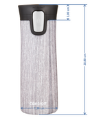 Kubek termiczny Contigo Pinnacle Couture 420ml - Blonde Wood