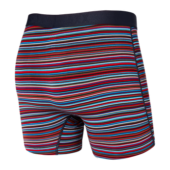 Bokserki męskie szybkoschnące SAXX VIBE  Boxer Brief paski - wielokolorowe