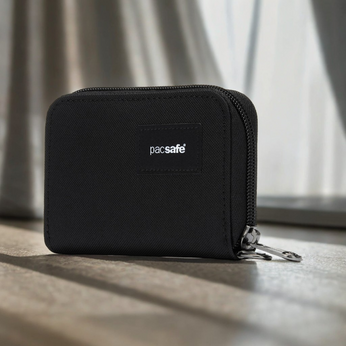 Portfel mały RFID Pacsafe - czarny