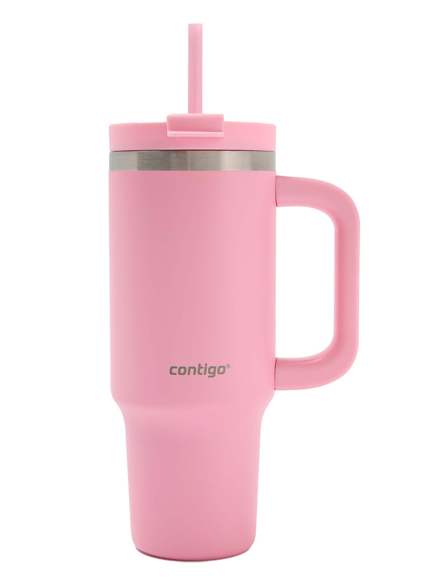 Kubek termiczny ze słomką Contigo Streeterville Tumbler Mini 880 ml - Strawberry Cream