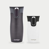 Zestaw Contigo West Loop grafitowy 470 ml + West Loop Mini 300 ml – biały metalik