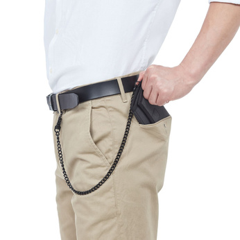 Portfel antykradzieżowy mały RFID Pacsafe Z50 - czarny