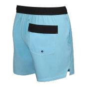 Szorty kąpielowe męskie z kieszeniami 2w1 SAXX OH BUOY krótkie - niebieskie