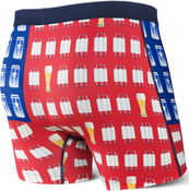 Bokserki męskie sportowe SAXX VOLT Boxer Brief amerykański pilsner – czerwone