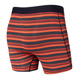 Bokserki męskie trekkingowe / sportowe z rozporkiem SAXX QUEST Boxer Brief Fly słoneczne paski